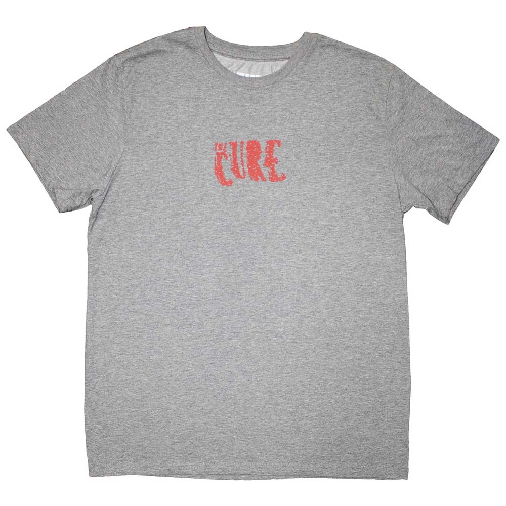 The Cure - Mini Logo Herren T-Shirt - Grau
